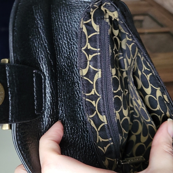 - Coach wristlet black super cute large enough for phone. - Picture 16 of 16